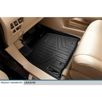 SMARTLINER Custom Fit Floor Liners For 2013-2015 Lexus RX (First Row Twist type Rings)