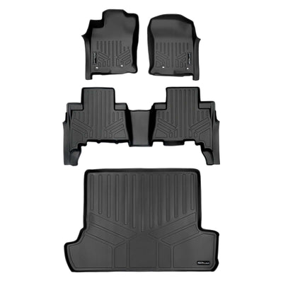 SMARTLINER Custom Fit Floor Liners For 2013-2024 Toyota 4Runner (7 Passenger with 3rd Row Seats)