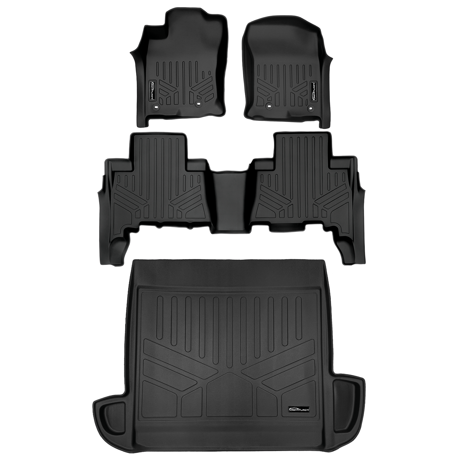 SMARTLINER Custom Fit Floor Liners For 2013-2026 Toyota 4Runner (5 Passenger Model without Sliding Rear Tray)