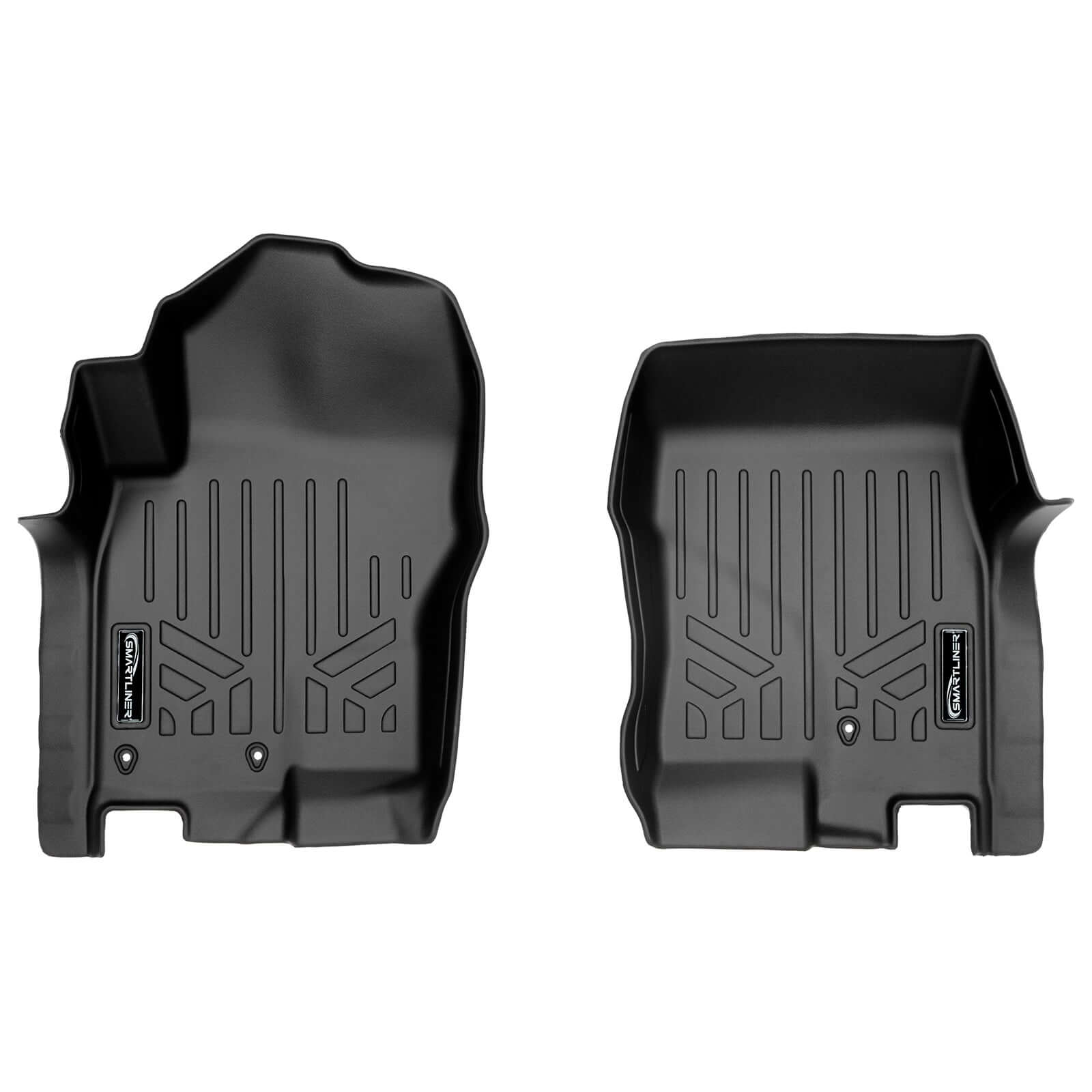 SmartCoverage™ Floor Liners For 2008-2021 Nissan Frontier Crew Cab with Dual Drivers Side Floor Posts