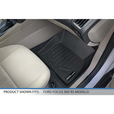 SMARTLINER Custom Fit Floor Liners For 2012-2018 Ford Focus Sedan W/O Subwoofer (No SR Models)