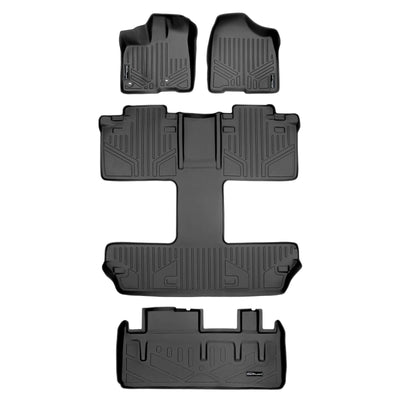 Smart Trim™ Floor Liners For 2013 2020 Toyota Sienna 7 Passenger Model