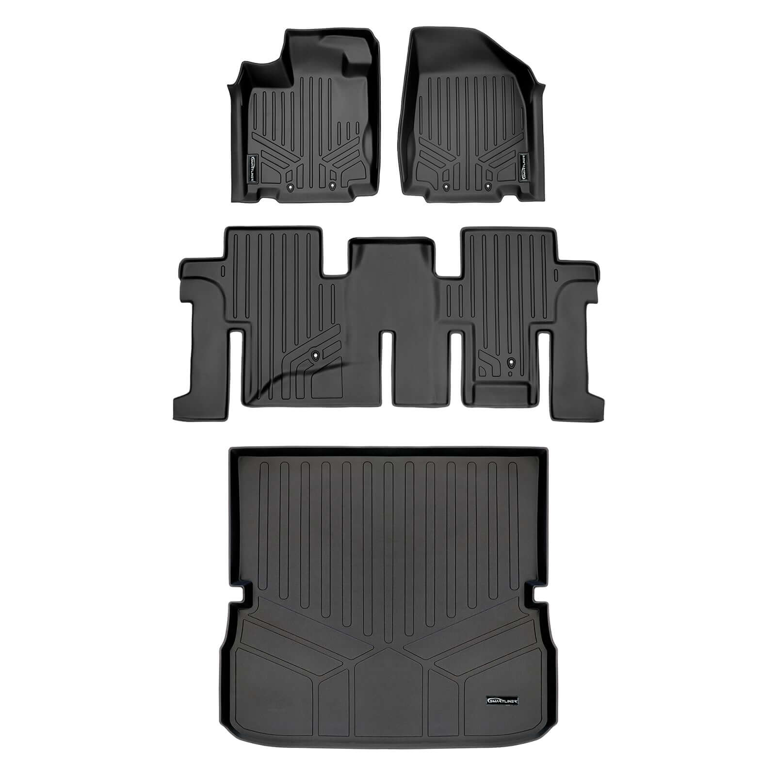 SMARTLINER Custom Fit Floor Liners For 2014-2020 Infiniti QX60