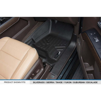 Smart Trim™ Custom Fit Floor Liners For 2015-2020 Chevrolet Tahoe / GMC Yukon With 2nd Row Bucket Seats