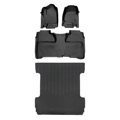 SmartCoverage™ Floor Liners For Crew Cab 2014-2018 Silverado/Sierra 1500 - 2015-2021 2500/3500 HD