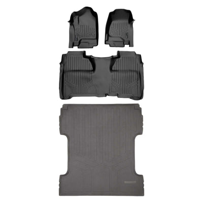 SmartCoverage™ Floor Liners For Crew Cab 2014-2018 Silverado/Sierra 1500 - 2015-2021 2500/3500 HD