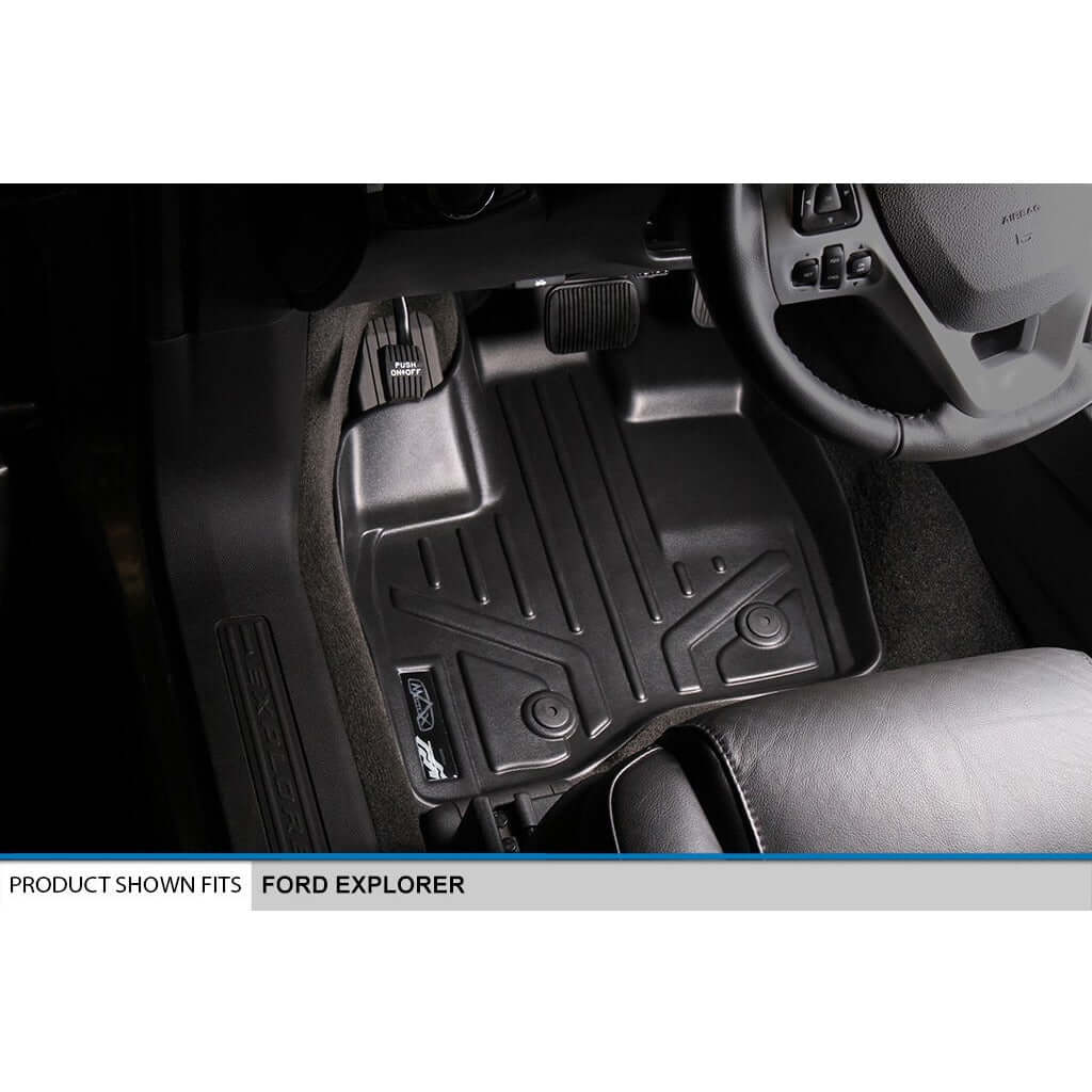 SMARTLINER Floor Liners for 2015-2016 Ford Explorer (with 2nd Row Center Console)