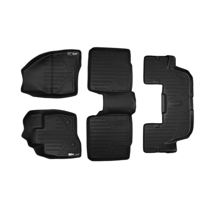 SMARTLINER Custom Fit Floor Liners For 2015-2016 Ford Explorer without 2nd Row Center Console