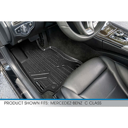Smart Trim™ Custom Fit Floor Liners For 2015-2021 Mercedes Benz C Class Sedan (No Hybrid Models)