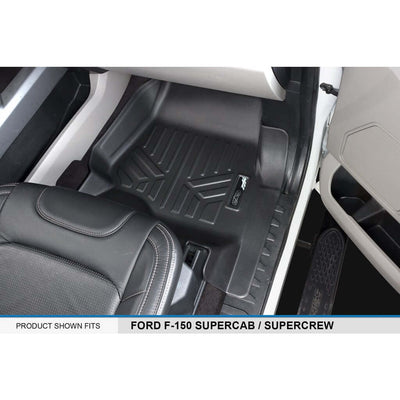 SmartCoverage™ Floor Liners For 2015-2026 Ford F-150 SuperCrew Cab (1st Row Bucket) No underseat Storage