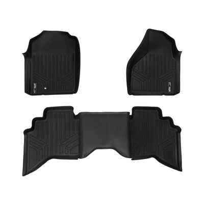 SMARTLINER Floor Liners for 2002-2008 Dodge Ram 1500 Quad Cab / 2003-2009 Ram 2500/3500 Quad Cab