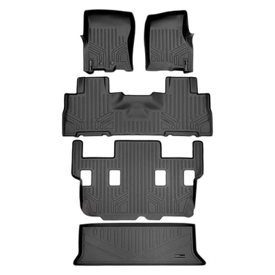 SMARTLINER Custom Fit Floor Liners For 2011 - 2017 Ford Expedition/Lincoln Navigator with 2nd Row Bucket Seats (No Console)
