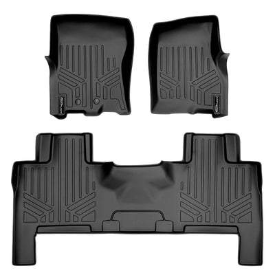 SMARTLINER Custom Fit Floor Liners For 2011 - 2017 Ford Expedition/Lincoln Navigator with 2nd Row Bench Seat or Console