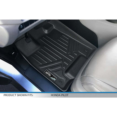 SMARTLINER Custom Fit Floor Liners For 2016-2022 Honda Pilot (7 Passenger Model)