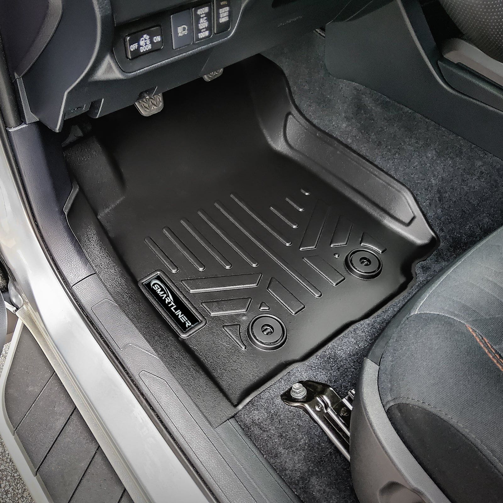 SmartCoverage™ Floor Liners For 2018-2023 Toyota Tacoma Double Cab (Manual Transmission)