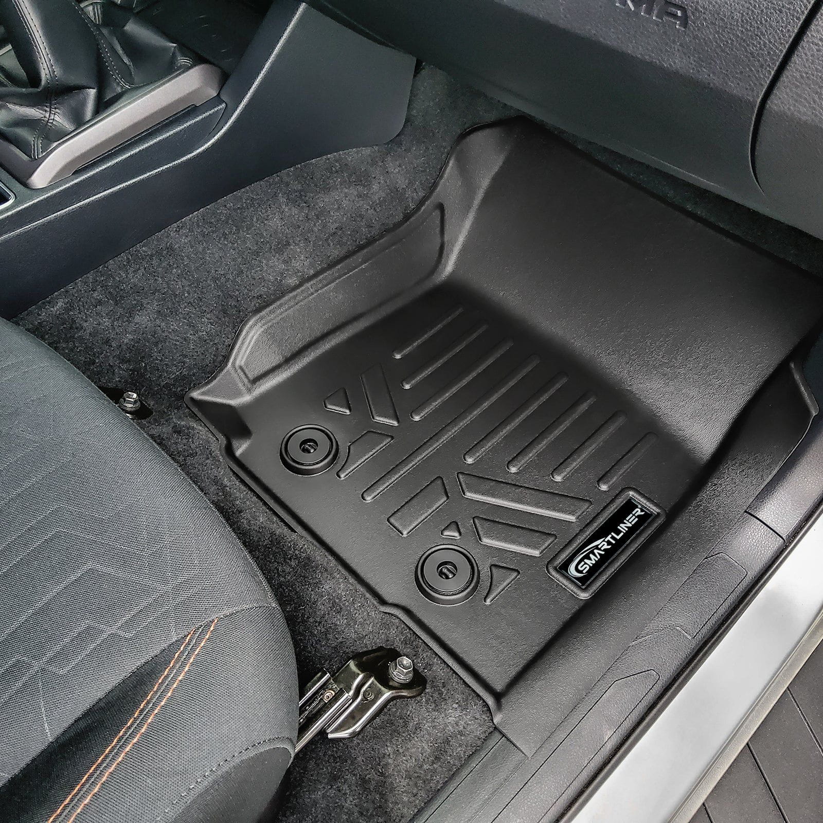SmartCoverage™ Floor Liners For 2018-2023 Toyota Tacoma Double Cab (Manual Transmission)