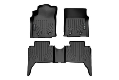 SmartCoverage™ Floor Liners For 2018-2023 Toyota Tacoma Double Cab (Manual Transmission)