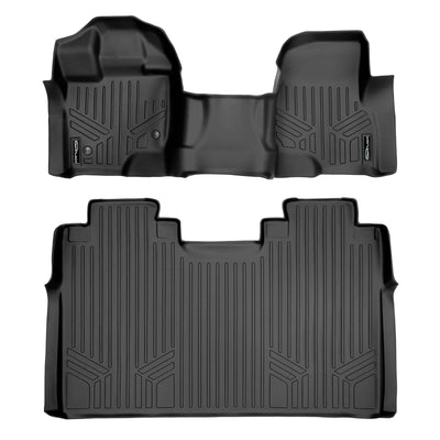 SmartCoverage™ Floor Liners For 2015-2026 Ford F-150 SuperCrew Cab (1st Row Bench) No 2nd Row Underseat Storage