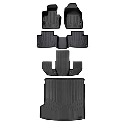SMARTLINER Custom Fit Floor Liners For 2020-2026 Volvo XC90 (7 Passenger Models. No Plug-in Hybrid Models)