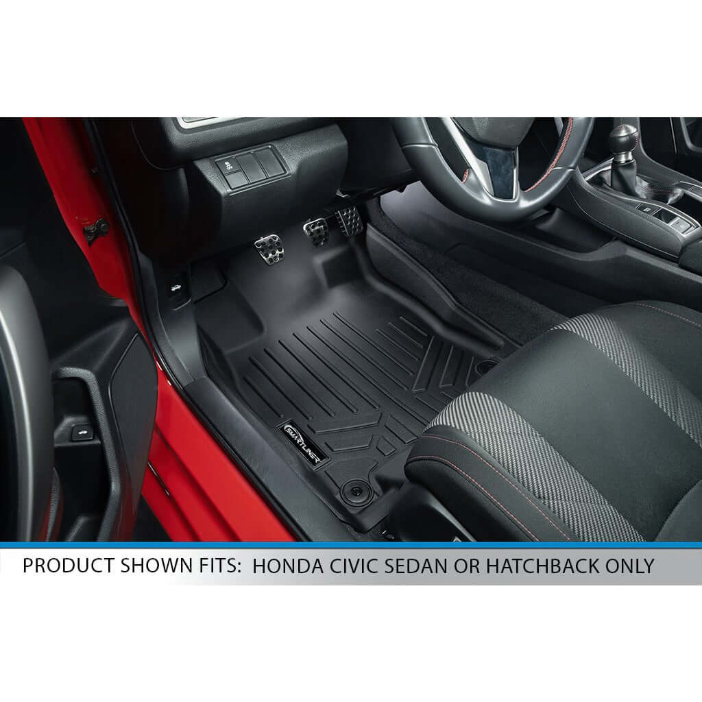 SMARTLINER Floor Liners for 2017-2021 Honda Civic Hatchback (No Sport or Sport Touring Models)