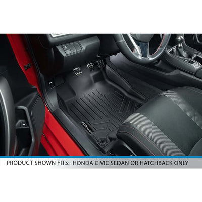 SMARTLINER Floor Liners for 2017-2021 Honda Civic Hatchback (No Sport or Sport Touring Models)