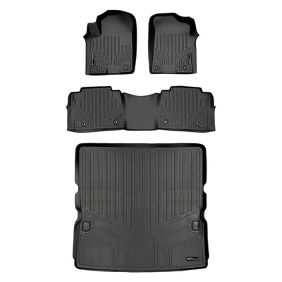 SMARTLINER Custom Fit Floor Liners For 17-18 Armada / 11-13 Infiniti QX56 / 2014-2018 QX80
