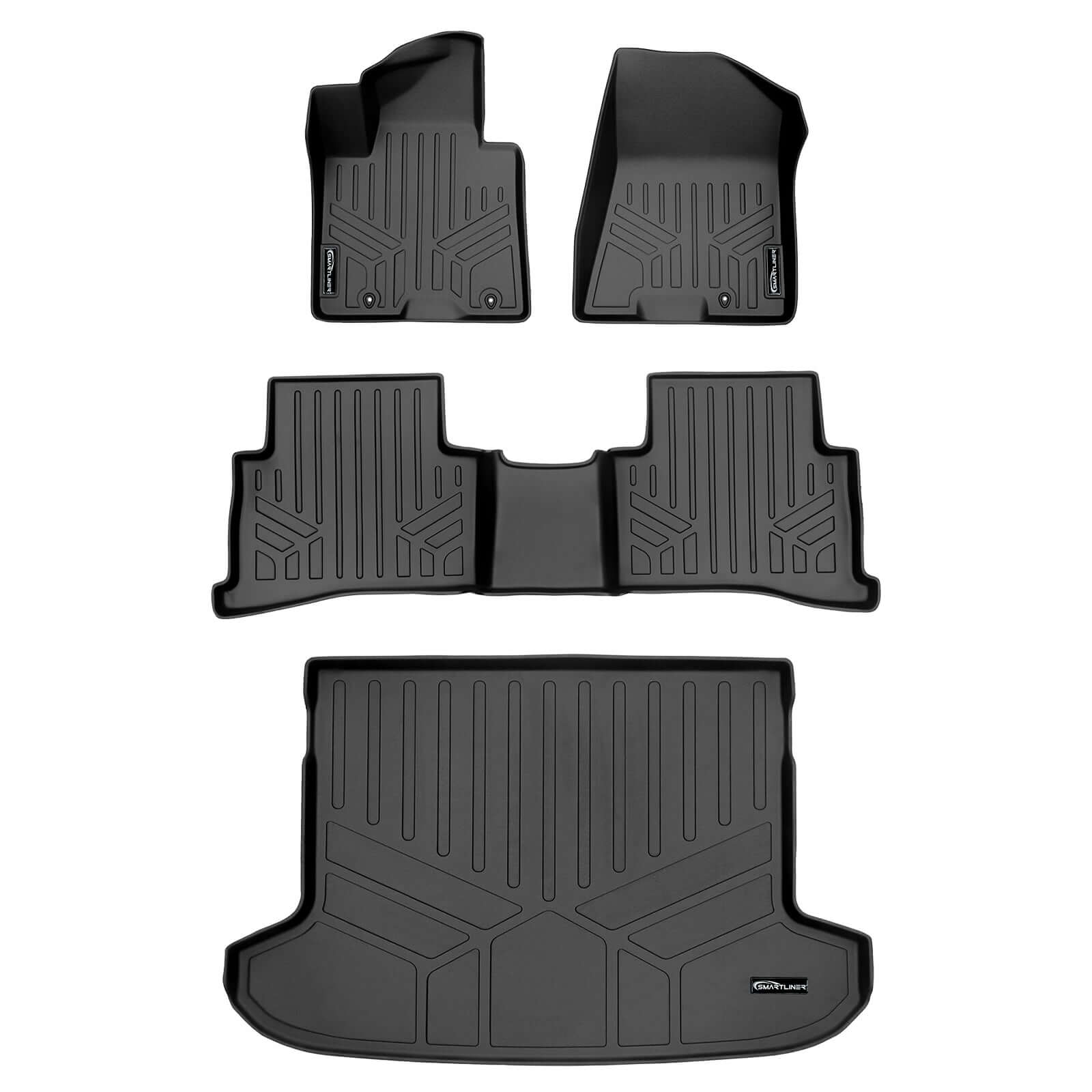 SMARTLINER Custom Fit Floor Liners For 2019-2021 Hyundai Tucson (With hook retention)