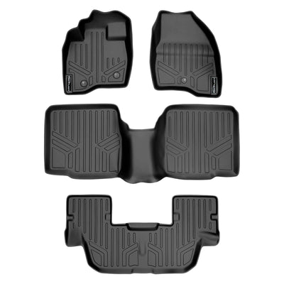 SMARTLINER Floor Liners for 2017-2019 Ford Explorer (without 2nd Row Center Console)