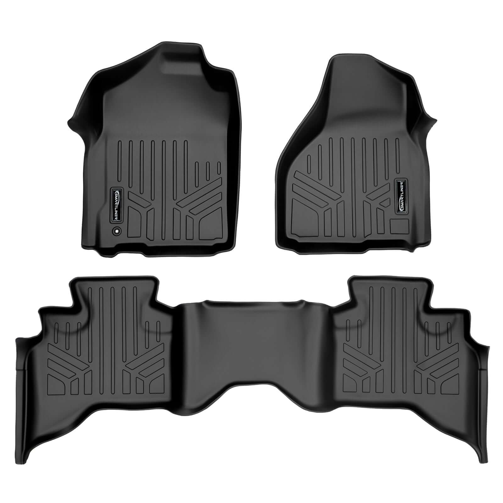 Smart Trim™ Floor Liners For 2009-2012 Dodge Ram 1500 Quad Cab (2 Smaller Rear Doors)