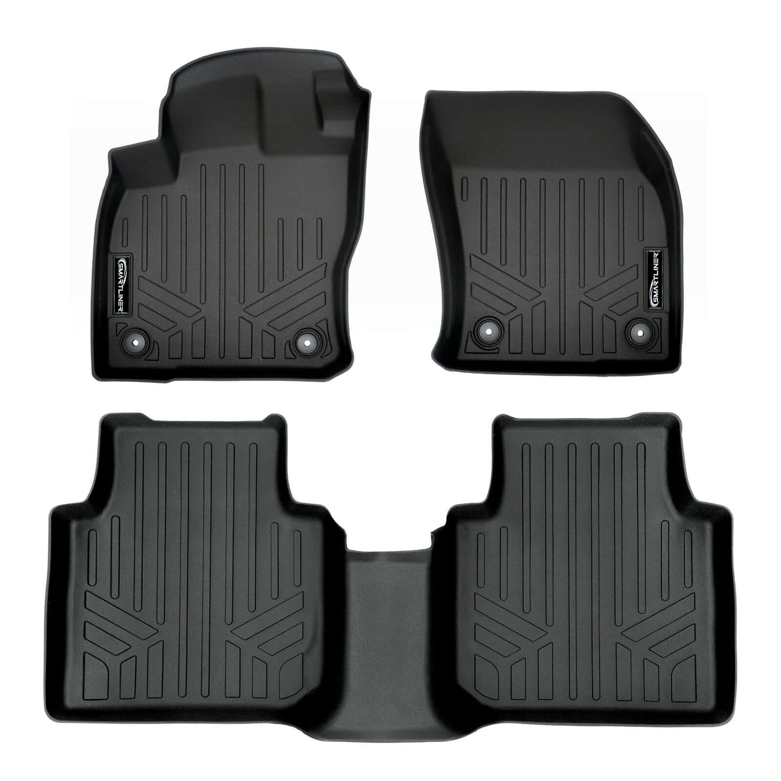 SMARTLINER Floor Liners for 2018-2024 Volkswagen Tiguan (5 Pass)
