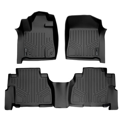 SMARTLINER Custom Fit Floor Liners For 2008-2011 Toyota Sequoia (with Bench Seat)