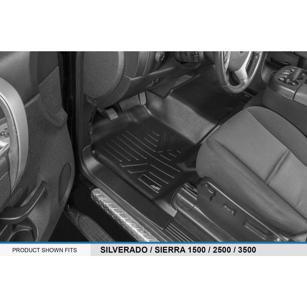 Smart Trim™ Custom Fit Floor Liners For 2007-2013 Silverado/Sierra 1500 - 2007-2014 2500/3500 HD Crew Cabin (Copy)