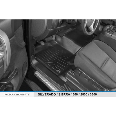 Smart Trim™ Custom Fit Floor Liners For 2007-2013 Silverado/Sierra 1500 - 2007-2014 2500/3500 HD Crew Cabin (Copy)