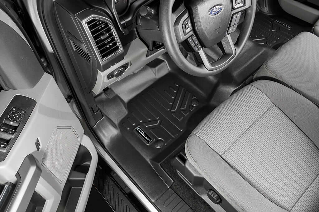 SMARTLINER Floor Liners for 2017-2026 Ford F-250|F-350 Super Crew Cab (1st Row Bench) with Over The Hump Coverage and no 2nd Row Under Seat Storage