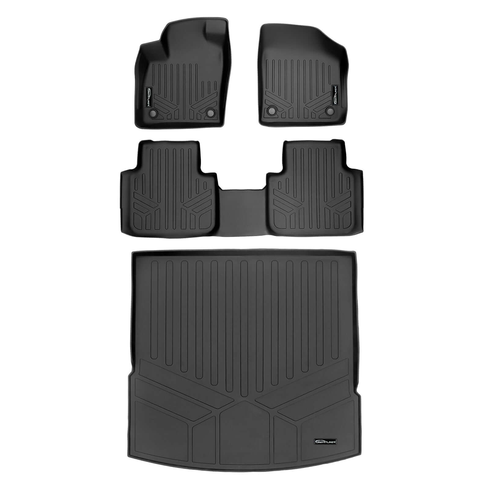 SMARTLINER Custom Fit Floor Liners For 2020-2025 Volkswagen Atlas Cross Sport