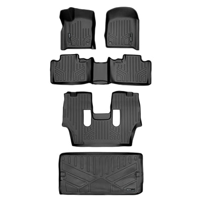 Smart Trim™ Floor Liners For 2016-2025 Dodge Durango ((2nd Row Bucket))