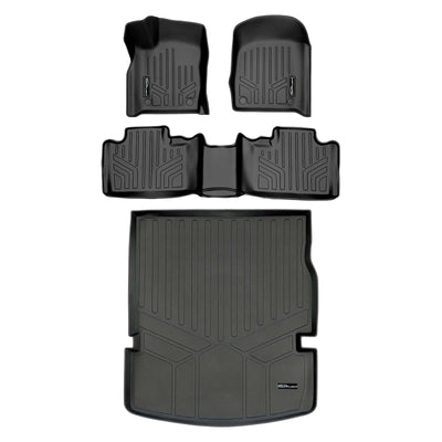 Smart Trim™ Floor Liners For 2016-2025 Dodge Durango ((2nd Row Bucket))