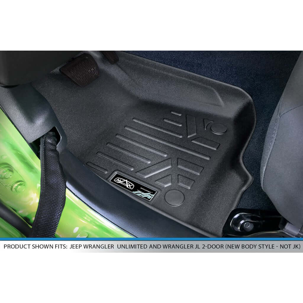 SmartCoverage™ Floor Liners For 2020-2026 Jeep Gladiator with Lockable Rear Underseat Storage