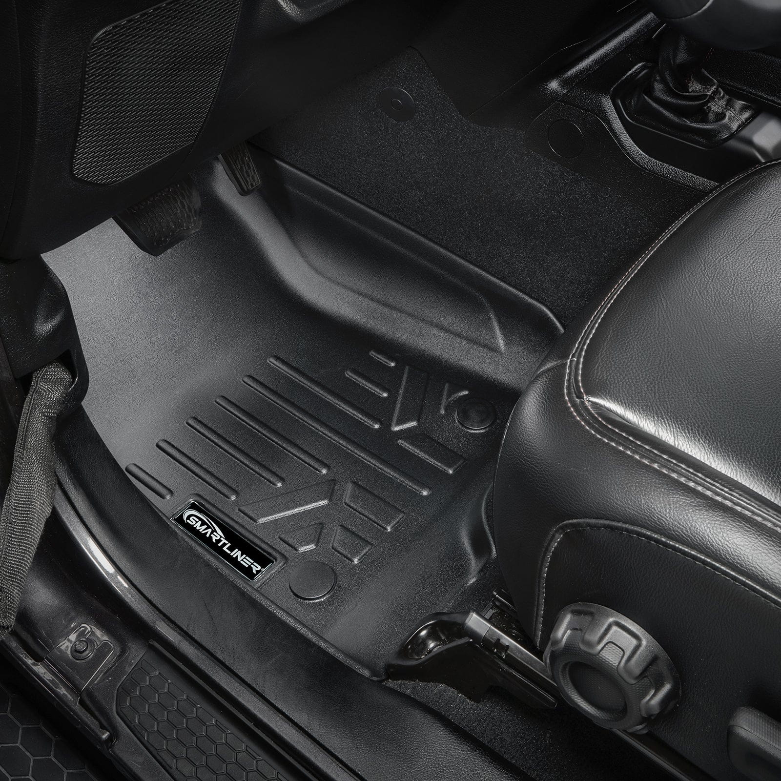 SMARTLINER Floor Liners for JL 2018-2024 Jeep Wrangler Unlimited 4-Door (JL New Body Style - not JK)