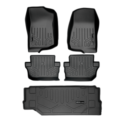 SMARTLINER Floor Liners for 2018-2025 Jeep Wrangler 2-Door (JL New Body Style - not JK)