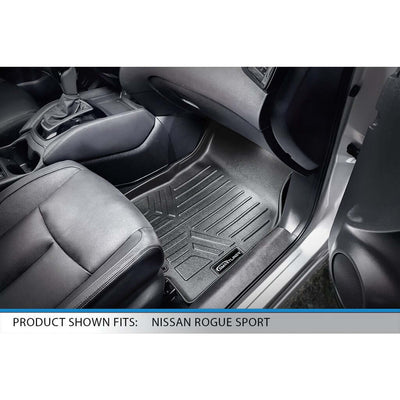 SMARTLINER Floor Liners for 2017-2024 Nissan Rogue Sport - Factory Cargo Tray in Highest Position (No S Models)