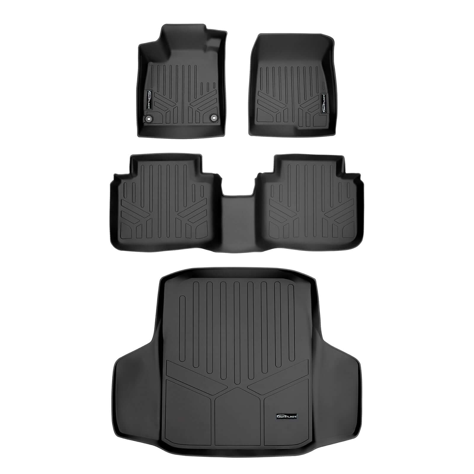 SMARTLINER Custom Fit Floor Liners For 2018-2022 Honda Accord Hybrid