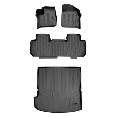 SMARTLINER Custom Fit Floor Liners For 2018-2023 Chevrolet Traverse (with 2nd Row Bench Seat)