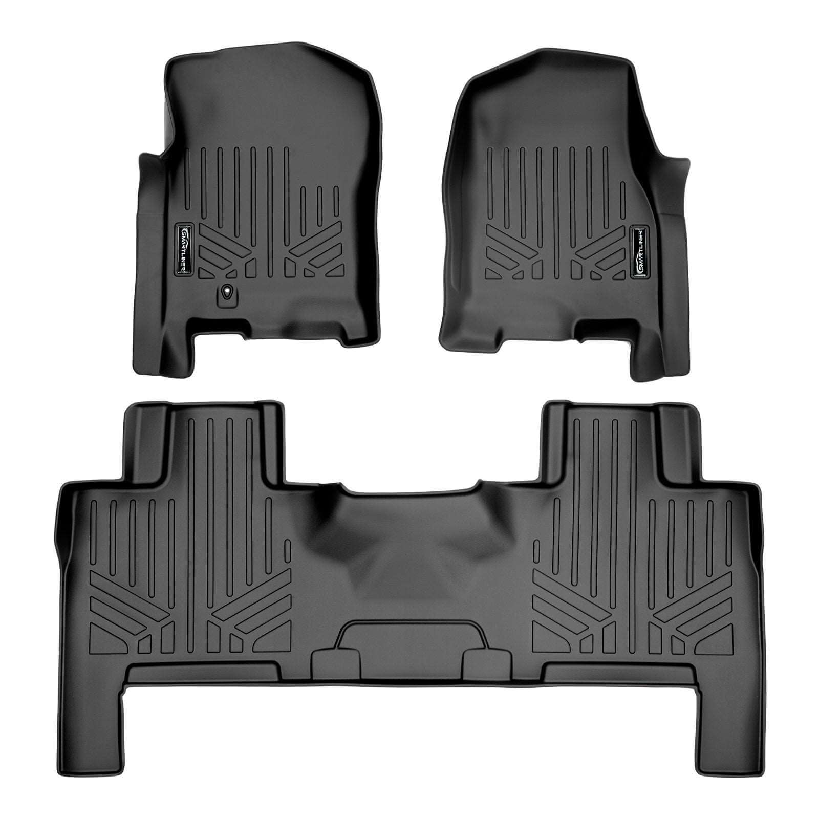 Smart Trim™ Custom Fit Floor Liners For 2007 - 2010 Ford Expedition/Lincoln Navigator (with Console)