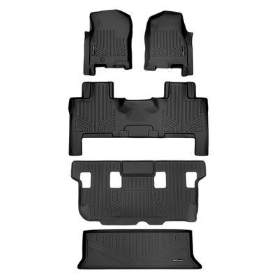 Smart Trim™ Floor Liners For 2007 - 2017 Ford Expedition/Lincoln Navigator ((2nd Row Bench) or Console)