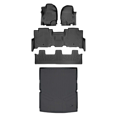 SMARTLINER Floor Liners for 2018-2024 Ford Expedition Max/Lincoln Navigator L ((2nd Row Bench))
