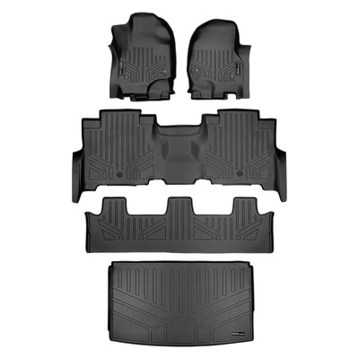 SMARTLINER Floor Liners for 2018-2024 Ford Expedition Max/Lincoln Navigator L ((2nd Row Bench))