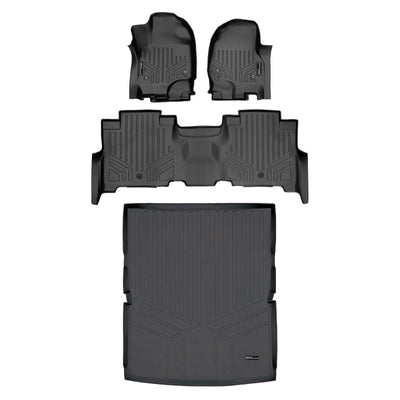 SMARTLINER Floor Liners for 2018-2024 Ford Expedition Max/Lincoln Navigator L ((2nd Row Bench))