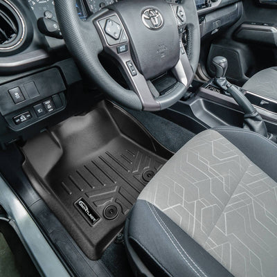 SmartCoverage™ Floor Liners For 2018-2023 Toyota Tacoma Access Cab (Automatic Transmission)