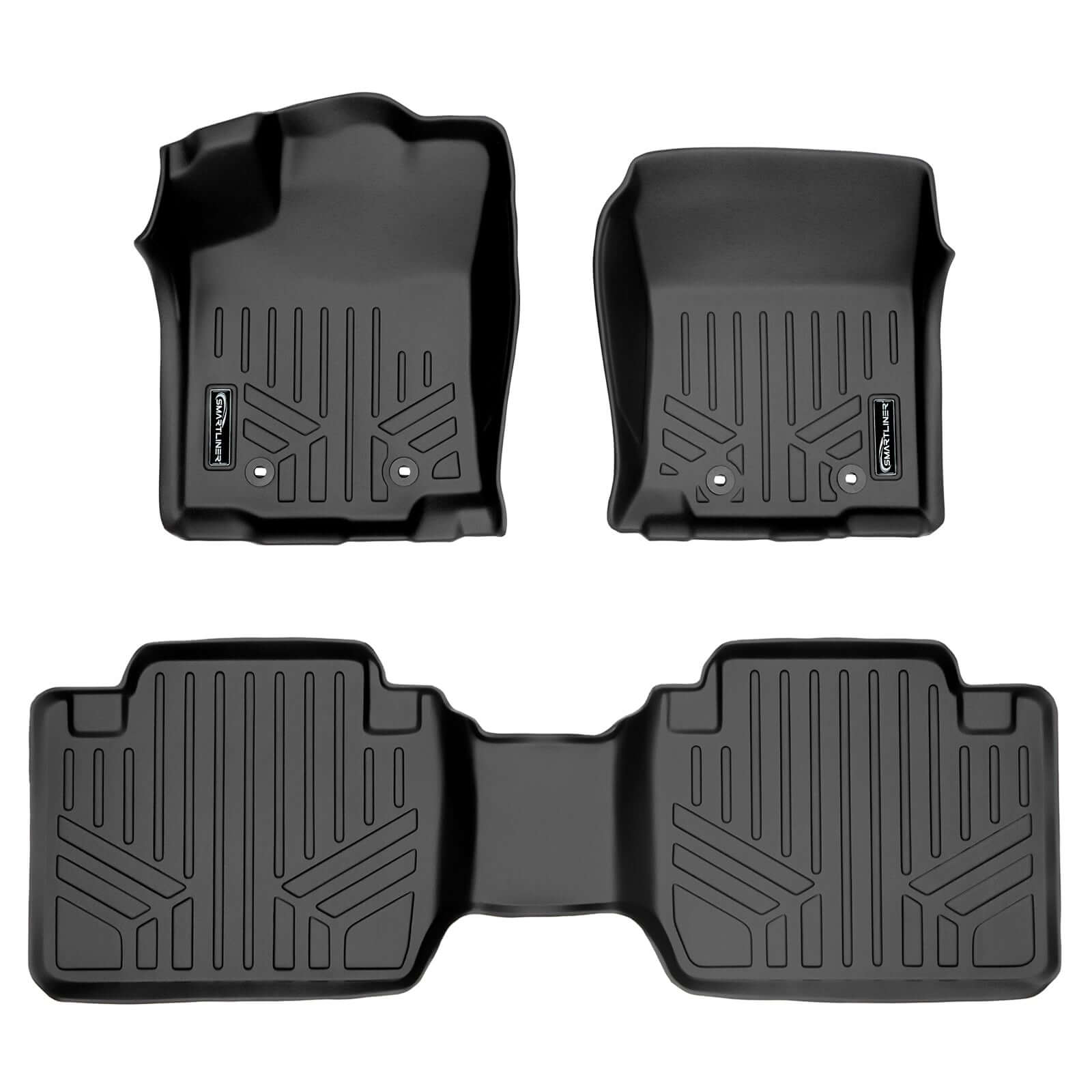SmartCoverage™ Custom Fit Floor Liners For 2018-2023 Toyota Tacoma Access Cab (Automatic Transmission)